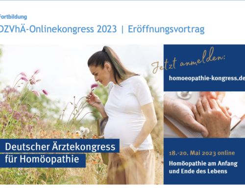 Deutscher Ärztekongress für Homöopathie | Online 18.05. -20.05. 2023
